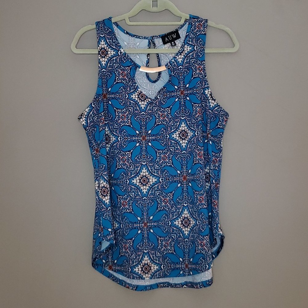 AUW SLEEVELESS TANK TUNIC TOP